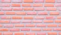 Orange and white brick wall texture background. Brickwork and stonework flooring interior rock old pattern clean concrete grid Royalty Free Stock Photo