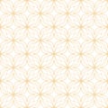 Orange on white geometric tile oval and circle scribbly lines seamless repeat pattern background