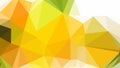 Orange and White Low Poly Background Design Vector Royalty Free Stock Photo
