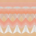 Orange and white western inspired wave pattern