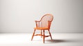 orange Windsor chair Royalty Free Stock Photo