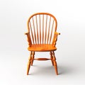 orange Windsor chair