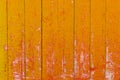 Orange wood fence plank texture background Royalty Free Stock Photo