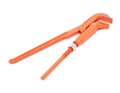 Orange wrench Royalty Free Stock Photo