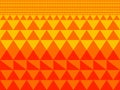 Orange abstract triangles background