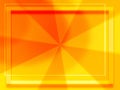 Orange-yellow background with frame for text.