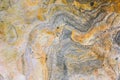 Sedimentary rocks - colourful rock layers formed through cementation and deposition - abstract graphic design backgrounds, Royalty Free Stock Photo