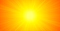 Orange and yellow glowing rays background Royalty Free Stock Photo