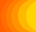Orange and yellow gradient sun background Royalty Free Stock Photo