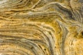 Sedimentary rocks - colourful rock layers formed through cementation and deposition - abstract graphic design backgrounds, Royalty Free Stock Photo