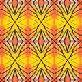 Orange and Yellow pattern background texture made from Painted Jezebel butterfly wings Royalty Free Stock Photo