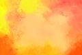 Orange yellow red splashed background with hot fiery colors