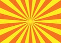 Orange yellow starburst pattern