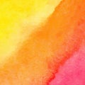 Orange and yellow watercolor background