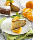 Orange yogurt cake