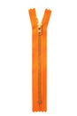 Orange zipper