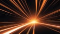 orangelight lines with a sense of speed ba ai generated Royalty Free Stock Photo
