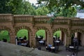 Schwerin, Germany - July 20, 2021 - The Orangerie CafÃÂ© in the sunny summer afternoon Royalty Free Stock Photo