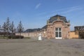 orangerie at palace in Schwetzingen Palace gardens. It is the largest palace garden in Germany