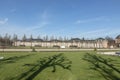 orangerie at palace in Schwetzingen Palace gardens. It is the largest palace garden in Germany