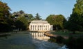 Orangery by the lake at newly renovated Gunnersbury Park and Museum on the Gunnersbury Estate, London UK