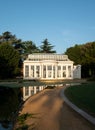 Orangery by the lake at newly renovated Gunnersbury Park and Museum on the Gunnersbury Estate, London UK