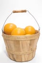 Oranges in a Basket Royalty Free Stock Photo