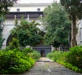 The oranges in the Cathedrals garden Royalty Free Stock Photo