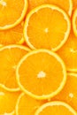 Oranges citrus fruits orange slices collection portrait format food background fresh fruit