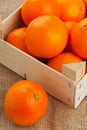 Oranges crate Royalty Free Stock Photo