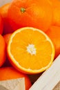 Oranges crate Royalty Free Stock Photo