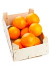 Oranges crate Royalty Free Stock Photo