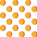 Oranges fresh delicious fruits pattern background