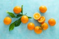 Oranges, fresh fruits, vitamin C concep