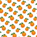 Oranges fresh pattern background