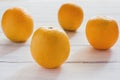 Oranges fruit in a white background