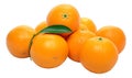 Oranges isolated on transparent background. Clipping path included, Royalty Free Stock Photo