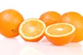 Oranges isolated on white