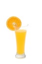 Oranges juice isolated