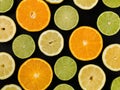 Oranges Lemons and Fresh Lime Citrus Fruit