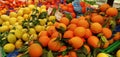 Colorful fruit sold at the market