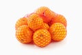 Oranges in a net Royalty Free Stock Photo