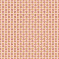 Oranges orange and red grapefruit slices round fruit citrus vertical stripes on a light pink background seamless vector pattern