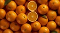 Oranges Pattern, Image Ai Generated