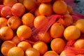 Oranges for sale at market place Royalty Free Stock Photo