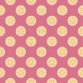 Oranges seamless pattern