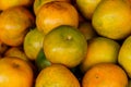 Oranges are sold in local markets in Thailand. Royalty Free Stock Photo