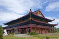 Orangeville, Ontario / Canada - July 09, 2017: Fung Loy Kok International Taoist Tai Chi Centre - Exterior of the buddha temple at