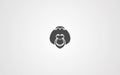 Orangutan vector icon sign symbol Royalty Free Stock Photo