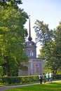 ORANIENBAUM, RUSSIA. A view of Entrance Honourable gate in summer day